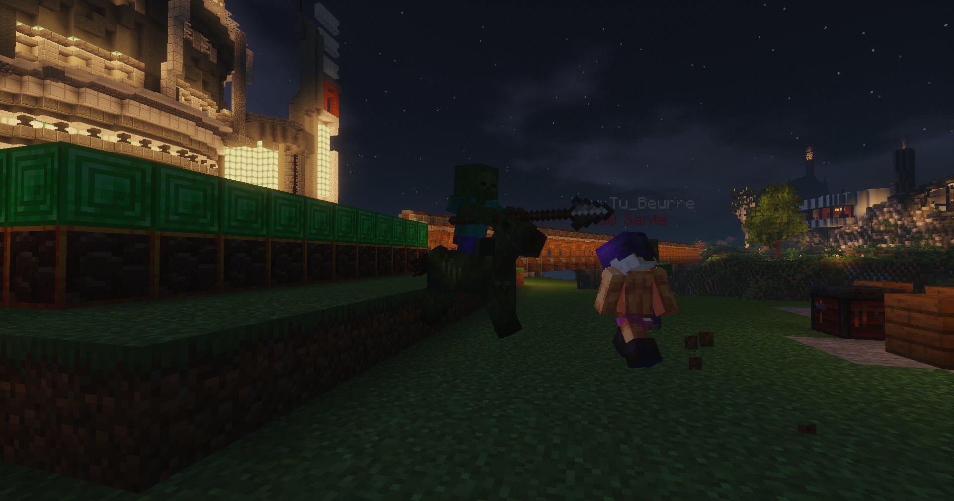 Zombi sur un cheval zombi